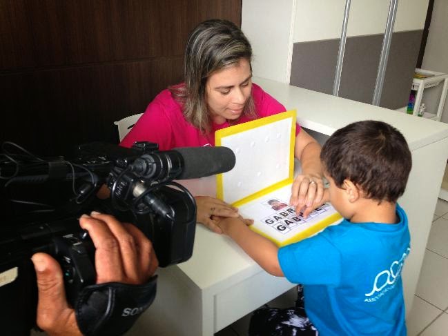 Gabriel Magno, de Campina Grande, tem 5 anos, é autista e faz tratamento em uma unidade da AMA - entidade que proporciona tratamento adequado a crianas autistas