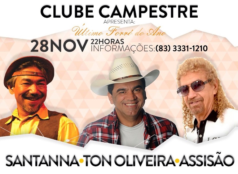 forró, ano, Campestre, Santana, Assissão, Tom Oliveira