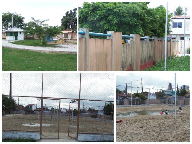 Vila Olímpica Plínio Lemos de Campina Grande totalmente abandonada